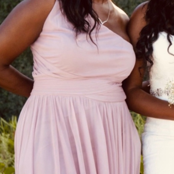 Wedding, bridesmaid’s dress - color (Quartz) size 12, Worn once. - Picture 3 of 7